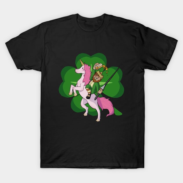 St. Patrick's Day Leprechaun T-Shirt by KnBDesigns